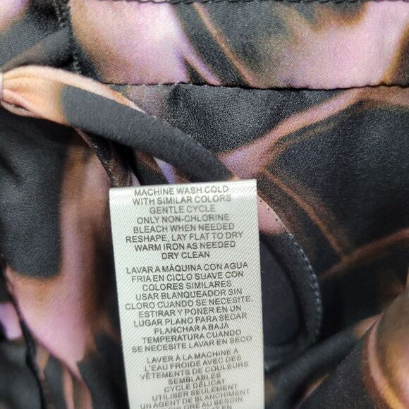 Atelier Dress Women's 4 Mauve Pink Black Quartz High Low NWT - Picture 10 of 12